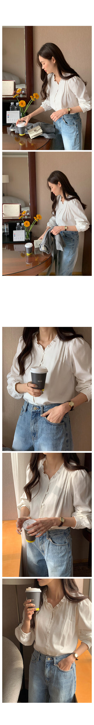 Cashmere round neck cardigan, 6 colors