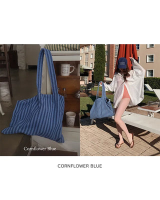 #LENTO. Our Stripe Terry Bag