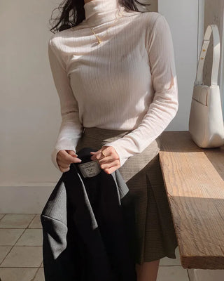Slim High-Neck T-Shirt (5 colors)