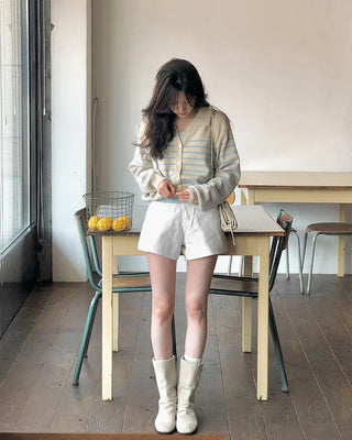(7 colors) Color Cardigan