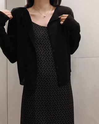 Slim Linen Cardigan - 4 Colors