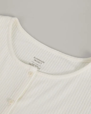 Daily Rib T-Shirt Cardigan