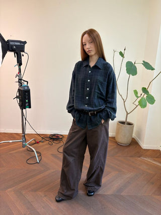 [NeverSeez] Washed Workwear Pants