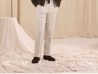 [CULTUM] Italian A1 Flight Suede Bomber Jacket