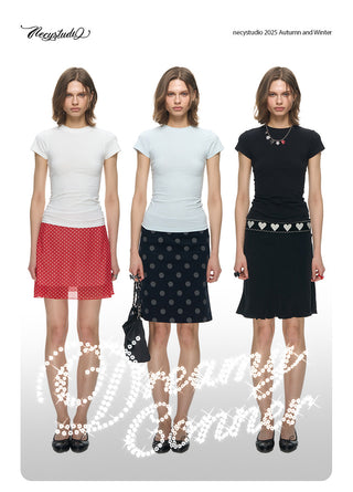 [NECY] Essential Clean Slim Tee (3color)