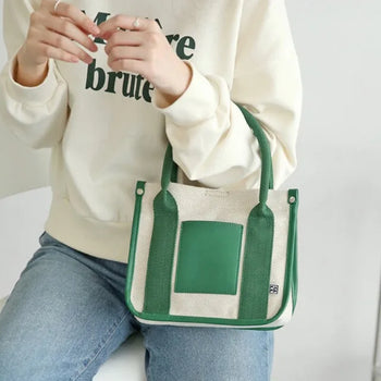 Sand Canvas Mini Cloth Eco Tote Bag (4 colors)