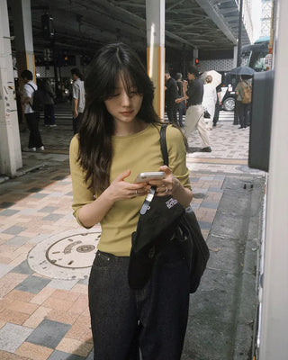 5/8 length clean T-shirt