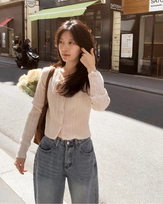 Slim Rib Cardigan - 4 Colors