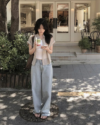 Cooling Tencel Roll-Up Blouse