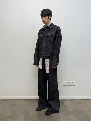 NEVERSEEZ Raw Denim Jacket