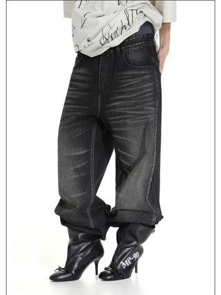 MASONPRINCE Washed Wide Denim
