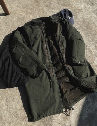 Washed Padded Parka (4 colors)
