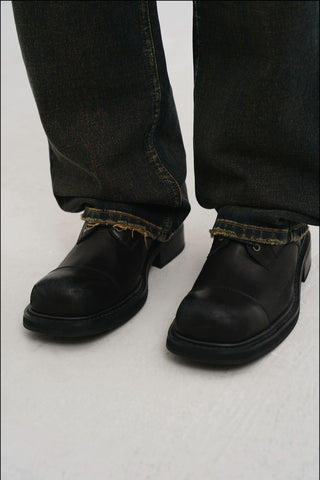 [MASONPRINCE] Overdyed Fitted Straight-Leg Jeans