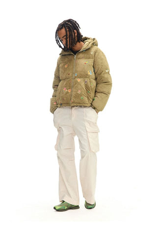 CONP Suede Texture Padded Jacket