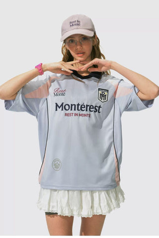 [Monterest] Outdoor Sports Print Polo Jersey Tee