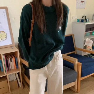 Lettering Stitch Knit