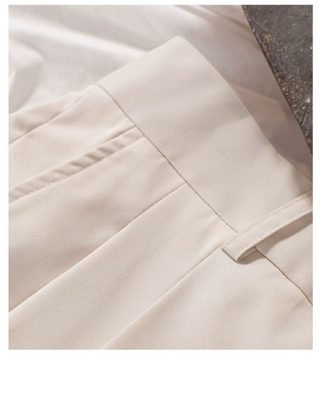 [CULTUM] Relaxed Washable Pleated Trousers