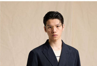 [CULTUM] Cotton Twill Double-Breasted Blazer