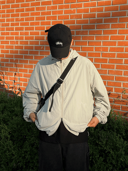 Watt Hood String Windjumper