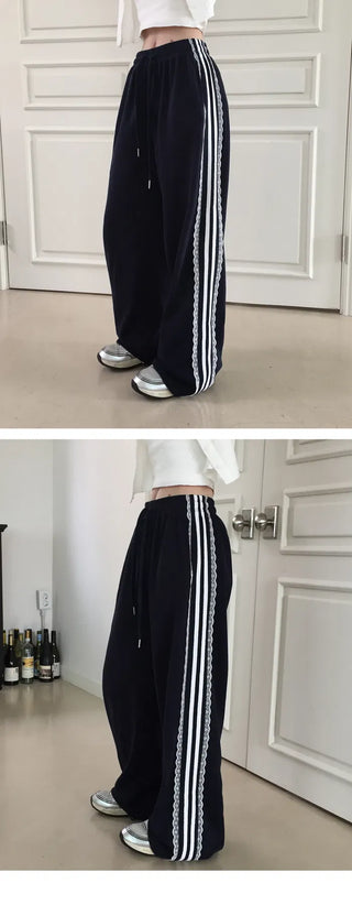 Penning Lace Long Wide Training Two-Way Pants - 5 Colors