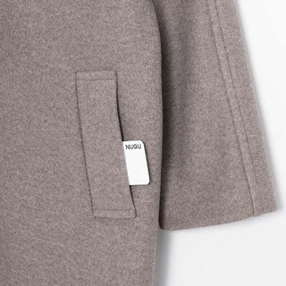 High-neck long coat