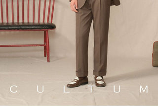 [CULTUM] Italian One-Piece Collar Brushed Shirt