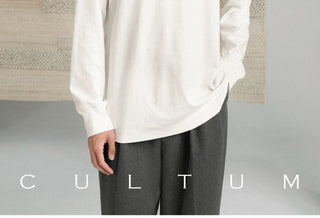 [CULTUM] Relaxed Fit H-Line Raglan Sleeve Tee