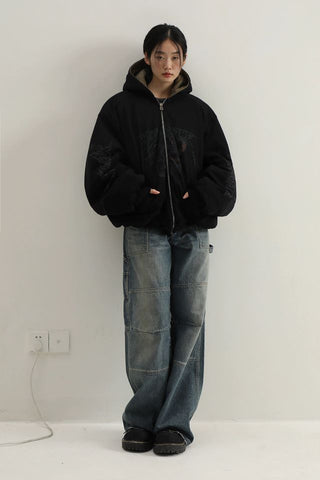 MASONPRINCE Reversible Printed Hood Jacket