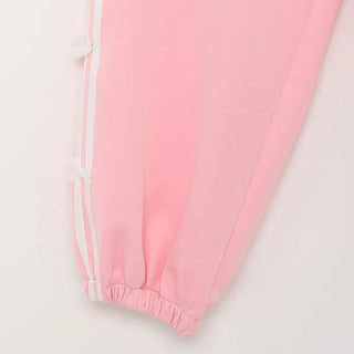 Ribbon detail jogger pants