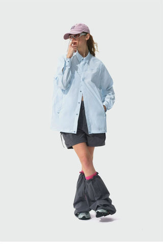 [Monterest] Water Repellent Lightweight Snap Shirt