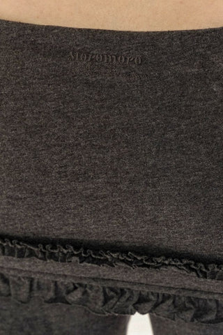 [Moromoro2] Lace Trim Layered Flare Pants