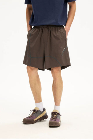 [Monterest] Contrast Stitch Outdoor Shorts