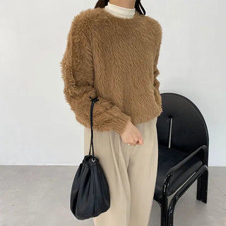 daily soft half neck T