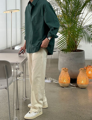 Moment Paper Oversized Shirt (6 colors)