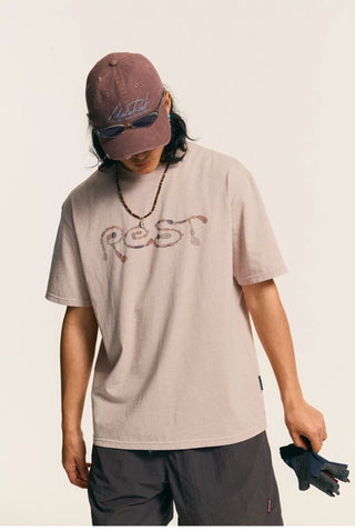 [Monterest] 5A Antibacterial Heathered Relaxed Tee