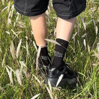 Bag lettering socks
