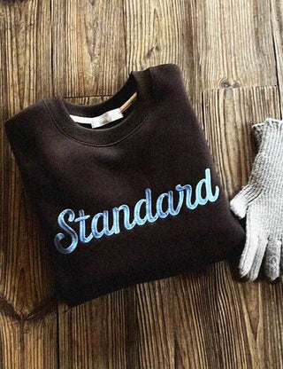 Standard. Double-layered sweatshirt (high Q)