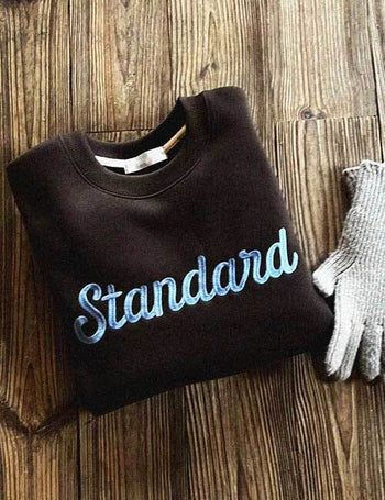 Standard. Double-layered sweatshirt (high Q)