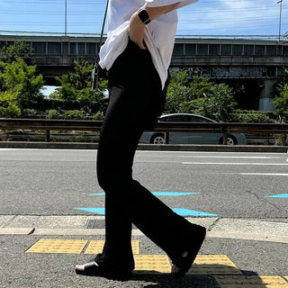 Bootcut slim pants