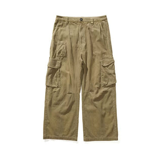 [Monterest] Washed Corduroy Wide Leg Work Pants