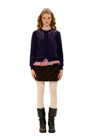 [Moromoro2]Sequin Embellished Cardigan