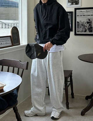 Rib Check Windbreaker Jacket (5 colors)