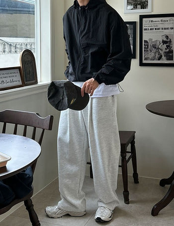 Rib Check Windbreaker Jacket (5 colors)