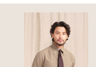 [CULTUM] Italian Pointed Collar Button-Down Shirt