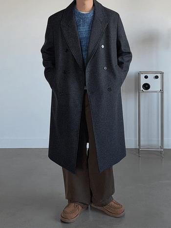 Casa Wool Double Long Coat