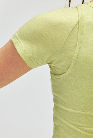 [Monterest] Slim Fit Tank & Tie-Front Tee Set