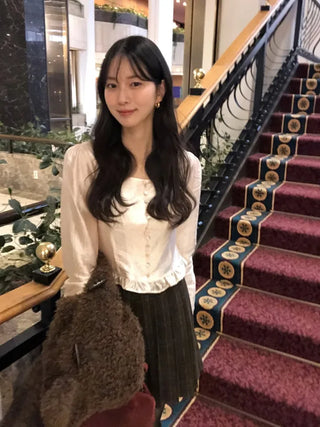 (2 colors) Shining Blouse