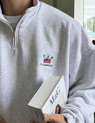 USA FL Half-Zip Sweatshirt (3 colors)