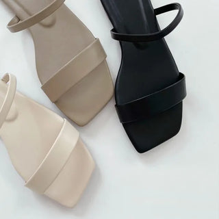 0304 Basic Strap Cushion Sandals (5 colors)