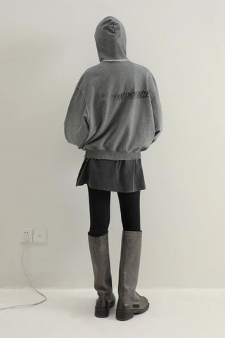 [MASONPRINCE] 460G Heavyweight Remake Zip-Up Hoodie